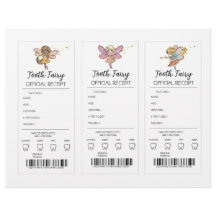 歯の妖精のレシート