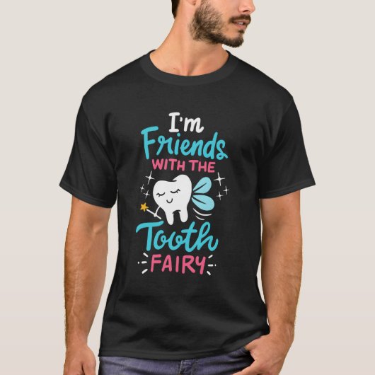 歯の妖精の小児歯科医師歯科助手Hyg Tシャツ (正面)