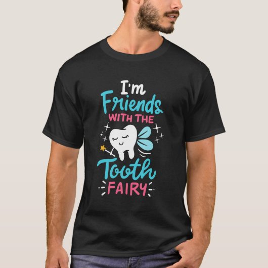 歯の妖精の小児歯科医師歯科助手Hyg Tシャツ (正面)
