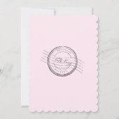 歯の妖精の支払いレシートキッズ魔法 ノートカード (裏面)