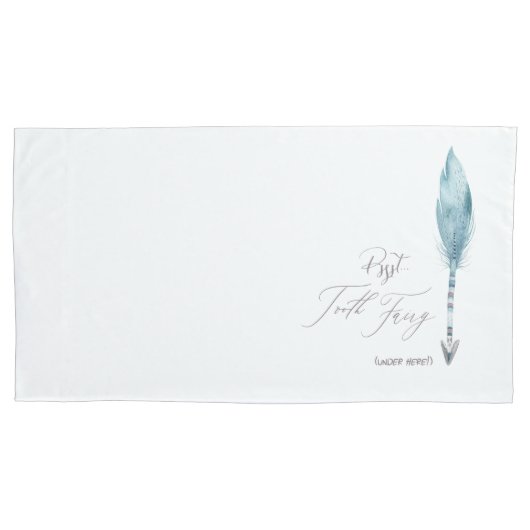 歯の妖精の方向 枕カバー (正面)