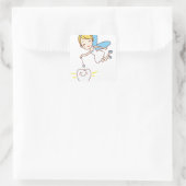 歯の妖精の日 – 感謝の日 スクエアシール (バッグ)