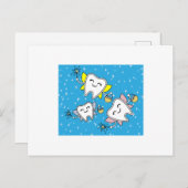 歯の妖精の歯医者失った乳歯 ポストカード (正面/裏面)