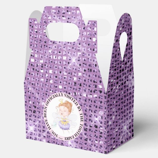 歯の妖精の王女の公式訪問かわいいきらめく フェイバーボックス (オープン)