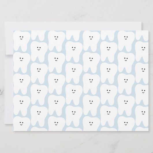 歯の妖精の資格取得者 招待状 (裏面)