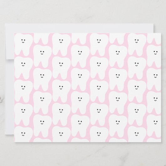 歯の妖精の資格取得者 招待状 (裏面)