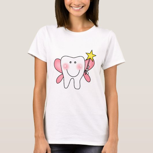 歯の妖精のTシャツおよびギフト Tシャツ (正面)