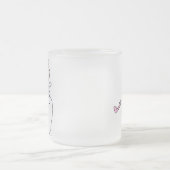 歯の妖精は歯のマグで置かれます フロストグラスマグカップ (中央)