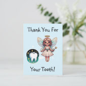 歯の妖精への感謝 ポストカード (スタンド正面)