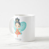 歯の妖精ベビー コーヒーマグカップ (正面左)