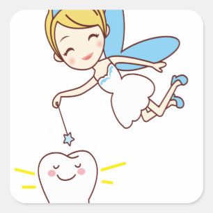 歯の妖精日-感謝日 スクエアシール