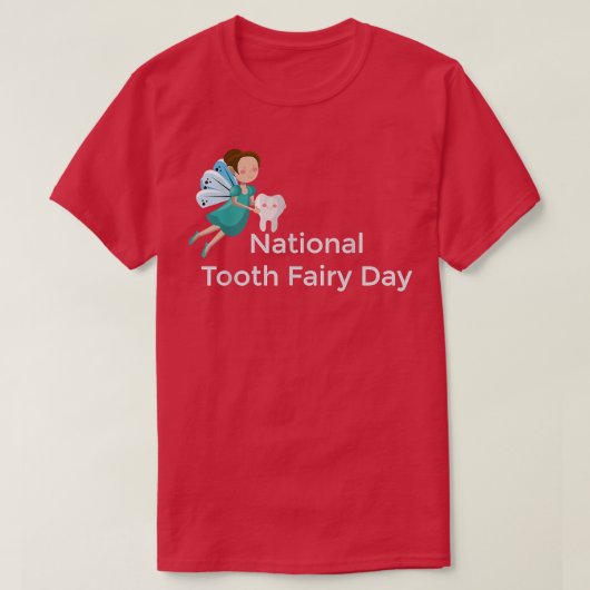 歯の妖精日 Tシャツ (デザイン正面)