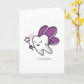 歯の妖精 カード (黄色い花)