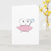 歯の妖精 カード (黄色い花)