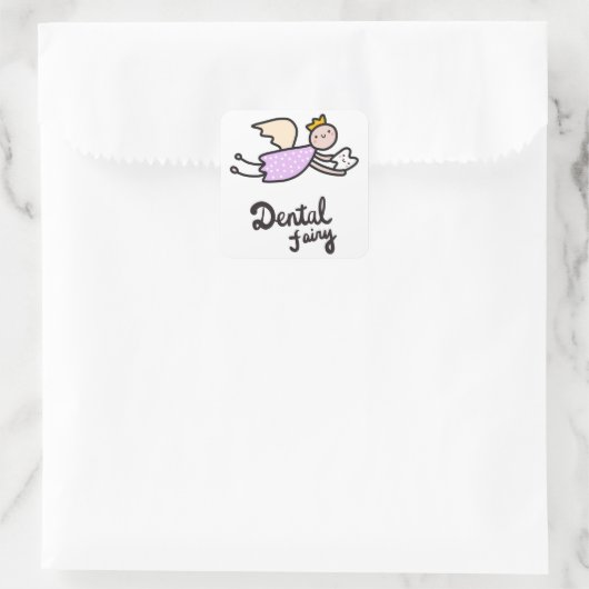 歯の妖精 スクエアシール (バッグ)