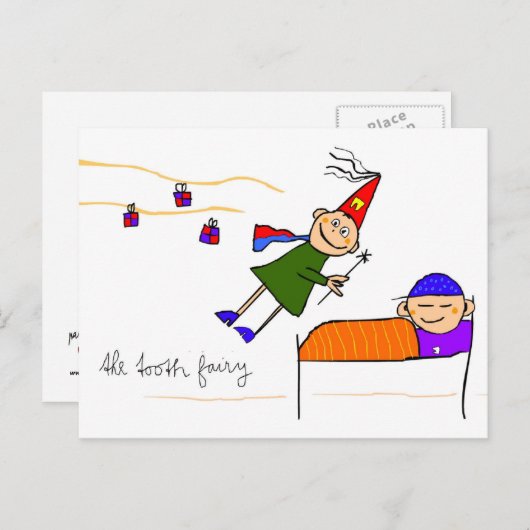 歯の妖精 ポストカード (正面/裏面)