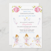 歯の妖精 招待状 (正面/裏面)