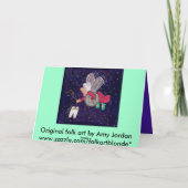 歯の妖精-挨拶状 カード (裏面)