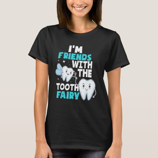 歯の妖精 – 歯科補助衛生士の小児科 Tシャツ (正面)