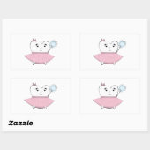 歯の妖精 長方形シール (シート)