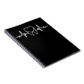 歯の心拍の歯科補助歯科医 ノートブック (右側)