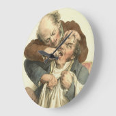 歯の抽出1790年 ラージ壁時計 (傾斜)