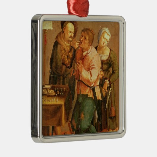 歯の抽出 メタルオーナメント (右)