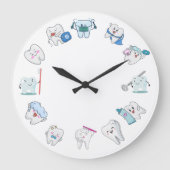 歯の歓喜 ラージ壁時計 (正面)