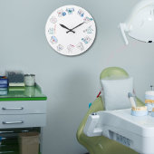 歯の歓喜 ラージ壁時計