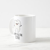 歯の歯の歯を必ずおもしろい鳴らす コーヒーマグカップ (正面左)