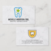 歯の歯科の健康ロ気にゴ 名刺 (正面/裏面)