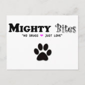 歯の清掃の注意書きはがき ポストカード (正面)