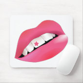 歯の生殖は宝石で飾られきらきら光るる マウスパッド (マウス)