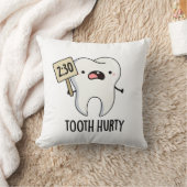 歯の痛い歯おもしろいのパン クッション (ブランケット)