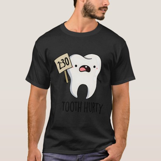 歯の痛い歯のパン Tシャツ (正面)