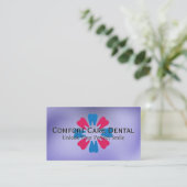 歯の花グラフィック | 歯科医 名刺 (スタンド正面)