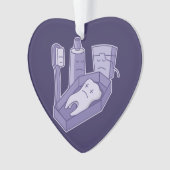 歯の葬儀 オーナメント (正面)