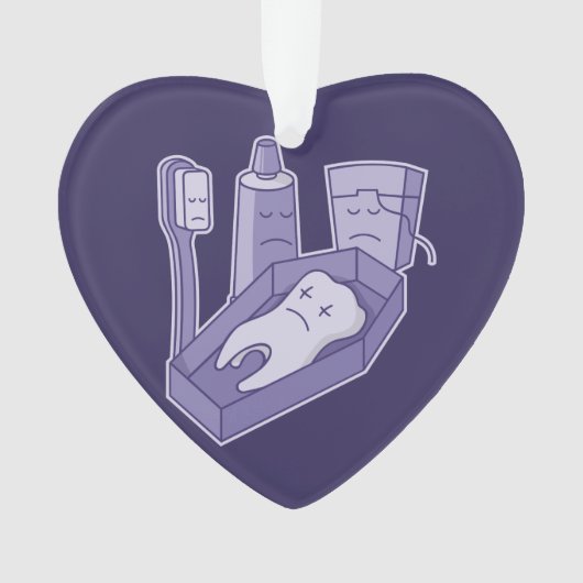 歯の葬儀 オーナメント (正面)