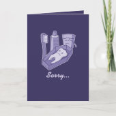 歯の葬儀 カード (正面)