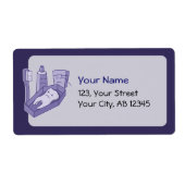 歯の葬儀 ラベル (正面)