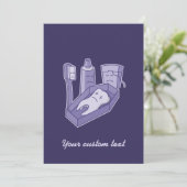 歯の葬儀 招待状 (スタンド正面)