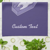 歯の葬式タオル キッチンタオル (折り畳み)