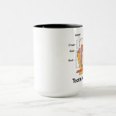 歯の解剖図 マグカップ (中央)
