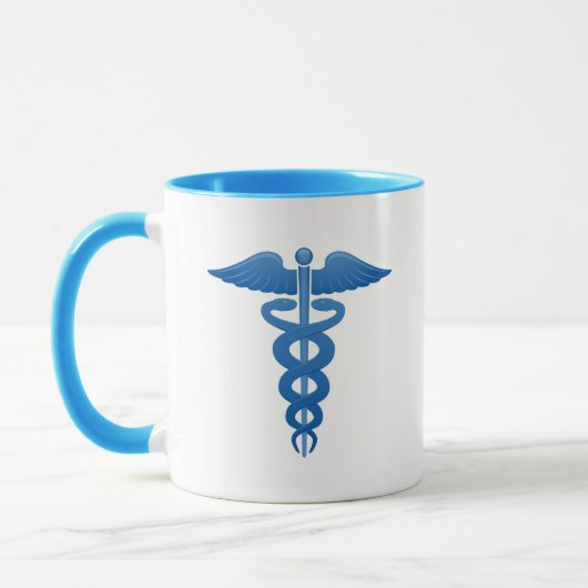 歯の解剖学の図表 マグカップ (左)