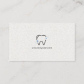 歯の輝きのアイコン 名刺 (裏面)