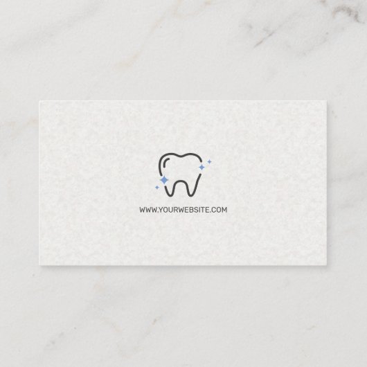 歯の輝きのアイコン 名刺 (裏面)