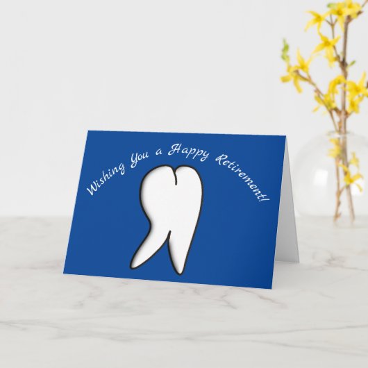 歯の退院歯 カード (黄色い花)