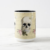 歯の間にバラを入れて ツートーンマグカップ (中央)