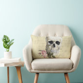 歯の間にバラを入れて ランバークッション (椅子)