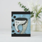 歯は素敵なパンツ葉書を持っている ポストカード (スタンド正面)